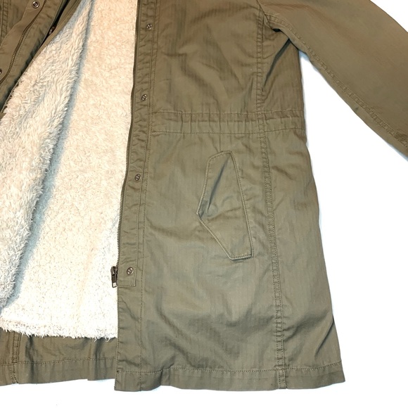 Vintage J.Crew Utility Jacket Removable Sherpa Lining - Picture 8 of 13
